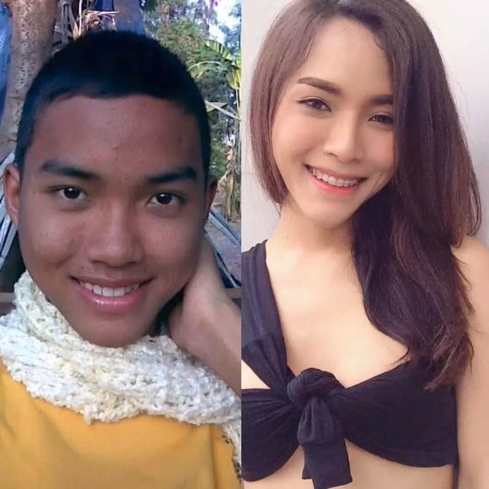 Đối với họ, có lẽ phải dùng đến cụm từ "lột xác hoàn toàn" mới diễn tả được sự biến hóa khác biệt trước và sau khi chuyển giới. (Nguồn Mop)