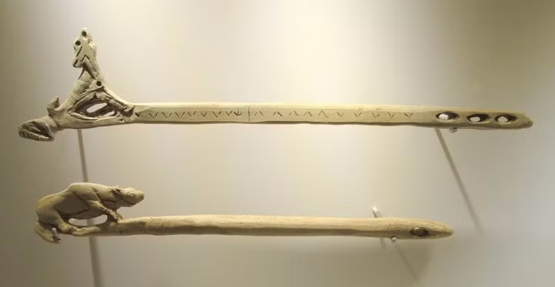 Atlatl là vũ khí dạng tên thời kỳ đồ đá, tiền thân của cung sau này. Một trong những vũ khí giết người lâu đời nhất trên thế giới. Đây là vũ khí khá thô sơ, chỉ bao gồm một thanh gậy với tên gắn ở đầu. Phi tiêu nhỏ được nạp vào một thanh gậy làm từ gỗ dẻo và nhờ nguyên lý đòn bẩy, chúng đã phóng xa hơn nhiều so với những chiếc phi tiêu phóng bằng tay. Chúng đã được sử dụng từ cuối thời đại Cổ sinh, khoảng 15 nghìn năm trước Công nguyên.