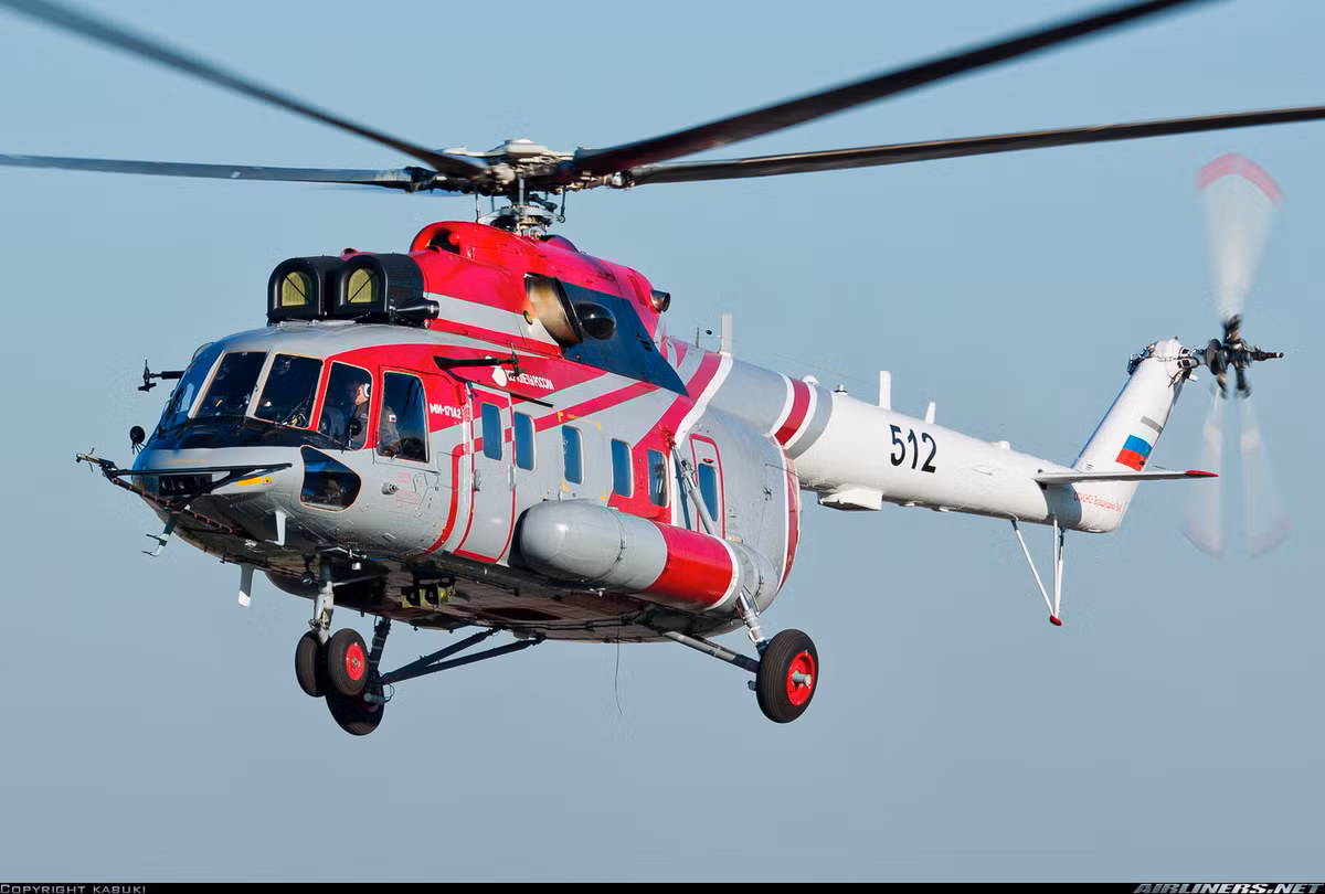 Mi-171A2 là dòng trực thăng đa nhiệm hạng trung được phát triển trên cơ sở dòng máy bay Mi-8/17 với những công nghệ mới nhất, hiện đại nhất cho phép nâng cao toàn diện độ tin cậy, an toàn và tiện nghi. Đây có thể xem là phiên bản hiện đại nhất, đáng mơ ước nhất dòng Mi-8/17 hiện nay. Nguồn ảnh: Airlines.net