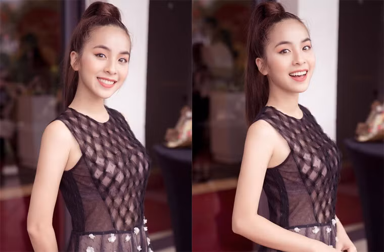 Sở hữu thân hình nhỏ nhắn, 1m55, nặng 44kg, nhưng Trần Vân vẫn rất thu hút ánh nhìn nhờ khuôn mặt xinh xắn.
