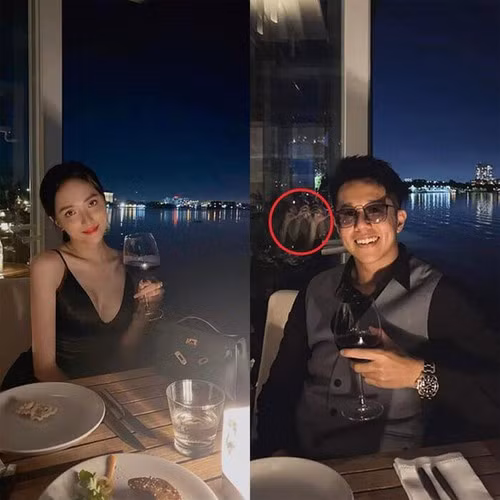 Nhiều người nhanh chóng nhận ra, nhà hàng bên sông - nơi cặp đôi kỷ niệm 2 tháng yêu cũng chính là địa điểm mà cả hai từng hẹn hò trong dịp sinh nhật của Matt Liu.