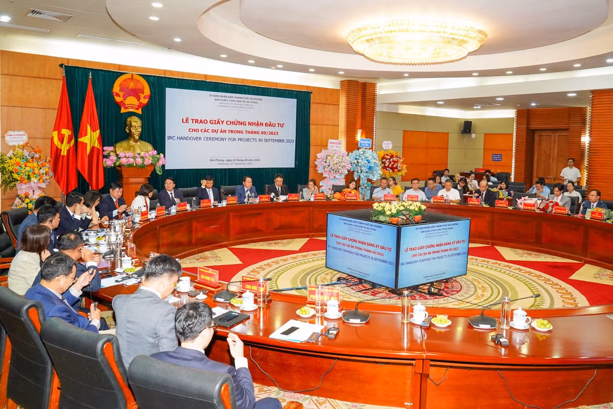 Them 1,3 ty USD von nuoc ngoai vua duoc dau tu vao Hai Phong