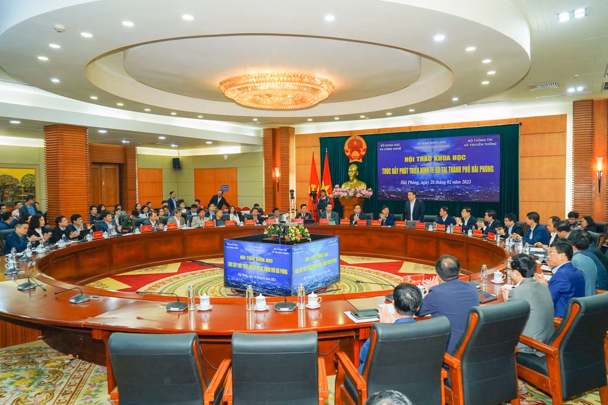 Hai Phong: Hoi thao Khoa hoc thuc day phat trien kinh te so
