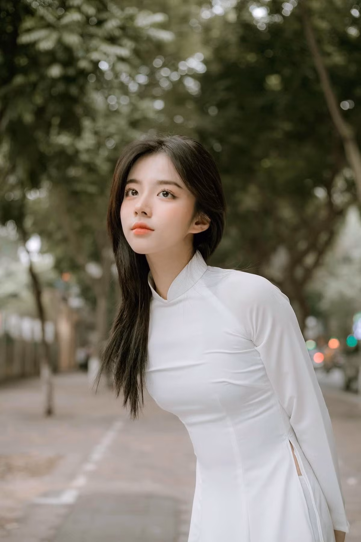 Những bức ảnh của cô được cư dân mạng tấm tắc khén ngợi và công nhận rằng cô gái này trổ mã rất tốt.