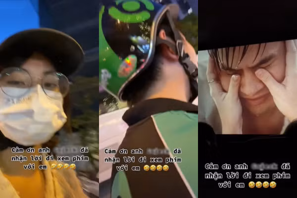 Mới đây, mạng xã hội TikTok rần rần chia sẻ clip một cô gái đăng video cảm ơn anh tài xế xe ôm công nghệ đã nhận lời đi xem phim cùng mình. Tưởng chừng sẽ là một câu chuyện ngôn tình với kết thúc đẹp thì bất ngờ đoạn clip được nam tài xế nhìn thấy. Màn "phản dame" của anh chàng khiến netizen được phen phì cười.