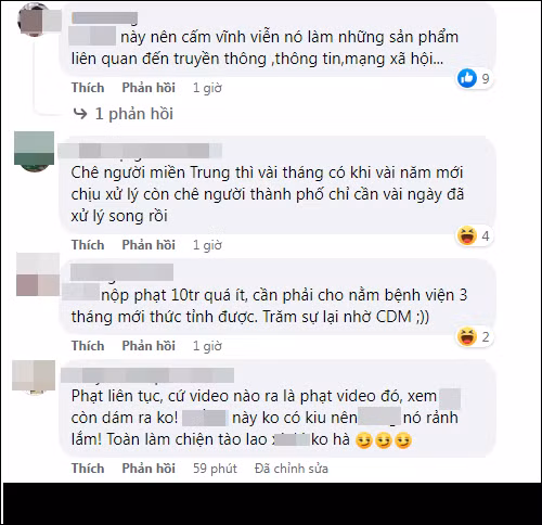 Dưới phần bình luận không ít cư dân mạng tỏ ra bức xúc với hành động và nội dung trên kênh TikTok của Hoàng Nhật Minh. Ảnh: Chụp màn hình
