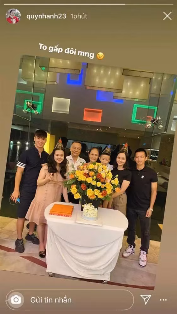 Vì thể trạng đã vốn đầy đặn nên trong thời điểm mang thai quý tử đầu lòng, Quỳnh Anh đã bị tăng cân khó kiểm soát.
