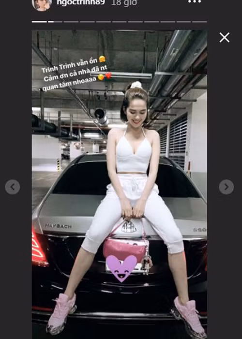 Sau khi nhận được những lời động viên của người hâm mộ, Ngọc Trinh gửi lời cảm ơn và trấn an fan rằng cô vẫn ổn.