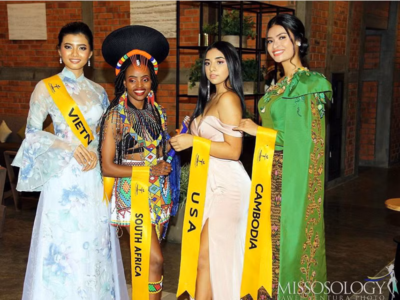 Trên trang cá nhân, Ngọc Châu giới thiệu bản thân là Miss Crystal Angel Vietnam 2019, có số đo 3 vòng 90-60-92.