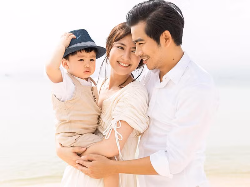 Ngọc Lan chia sẻ thêm cô nhận quyền nuôi con nhưng Thanh Bình có thể thăm con bất cứ lúc nào khi có thời gian.