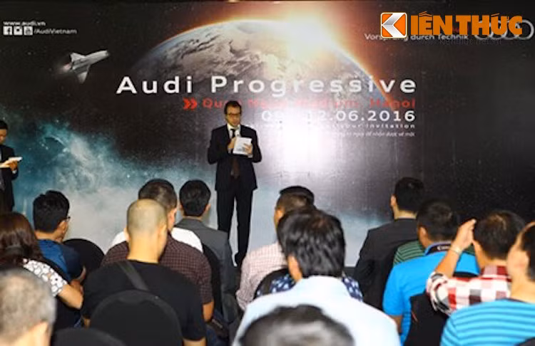 Triển lãm Audi Progressive 2016 sẽ được tổ chức từ ngày 9 – 12/6/2016 tại SVĐ Quần Ngựa, Hà Nội. Ngày đầu tiên của sự kiện (9/6) sẽ dành riêng cho báo chí và các khách hàng đặc biệt của Audi. Từ 10/6 tới 12/6, sự kiện Audi Progressive sẽ chính thức mở cửa cho công chúng tham quan.