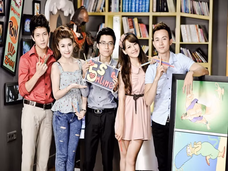 Mạnh Quân theo đuổi niềm đam mê nghệ thuật sau khi đóng “Nhật ký Vàng Anh”. Năm 2014, anh để lại ấn tượng khi vào vai Quyết đại ca trong bộ phim "5S Online". Ảnh: VTV