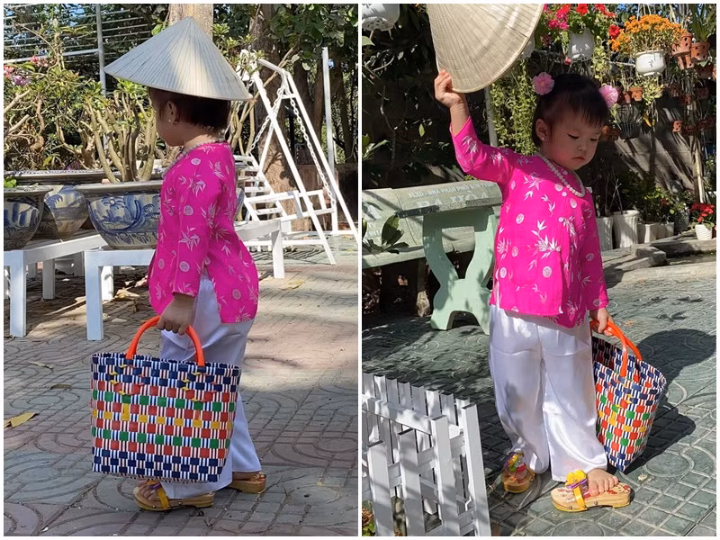 Trên trang cá nhân, Lê Phương thường xuyên chia sẻ khoảnh khắc đáng yêu của con gái.