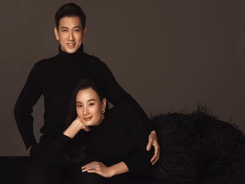 Năm 2015, Lê Thúy kết hôn với diễn viên kiêm nhà thiết kế mỹ thuật phim ảnh Đỗ An. Cặp đôi sống hạnh phúc những năm qua. Ảnh: FBNV