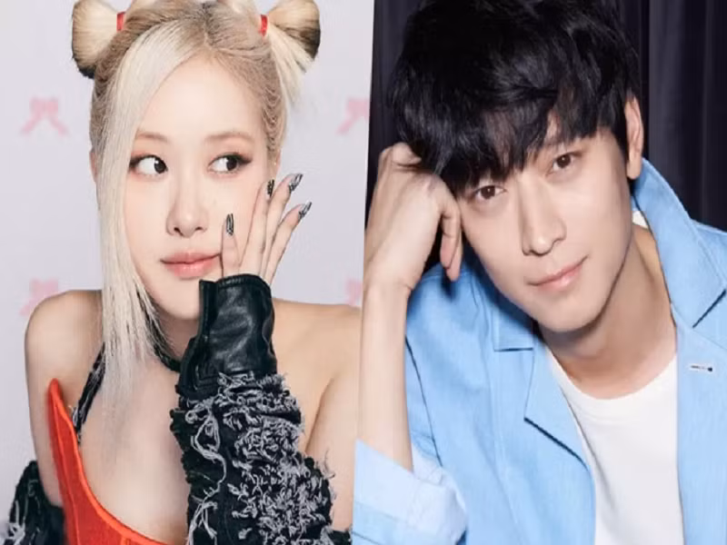 Rosé - thành viên nhóm nhạc BlackPink và diễn viên Kang Dong Won bị bắt gặp cùng nhau tham dự bữa tiệc của nhà thiết kế Eva Chow. Sau hàng loạt tin đồn, công ty quản lý của Rosé cho biết, tin đồn hẹn hò là không đúng sự thật. Ảnh: VTV.