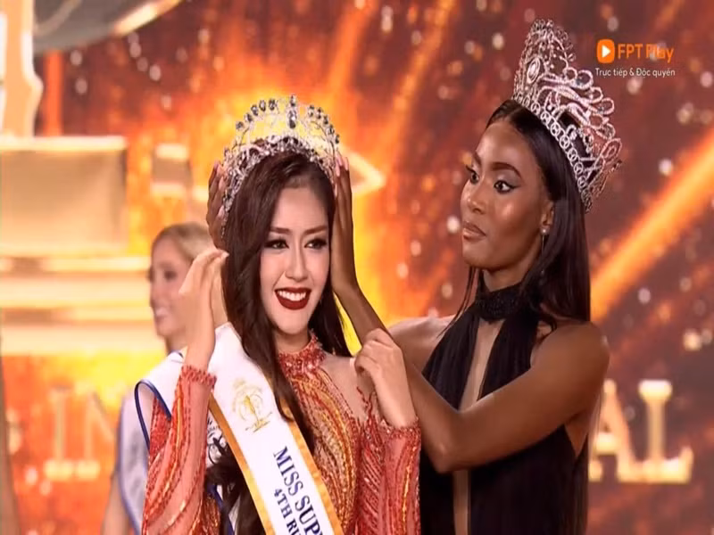 Dang Thanh Ngan nghen ngao khi doat A hau 4 Miss Supranational 2023