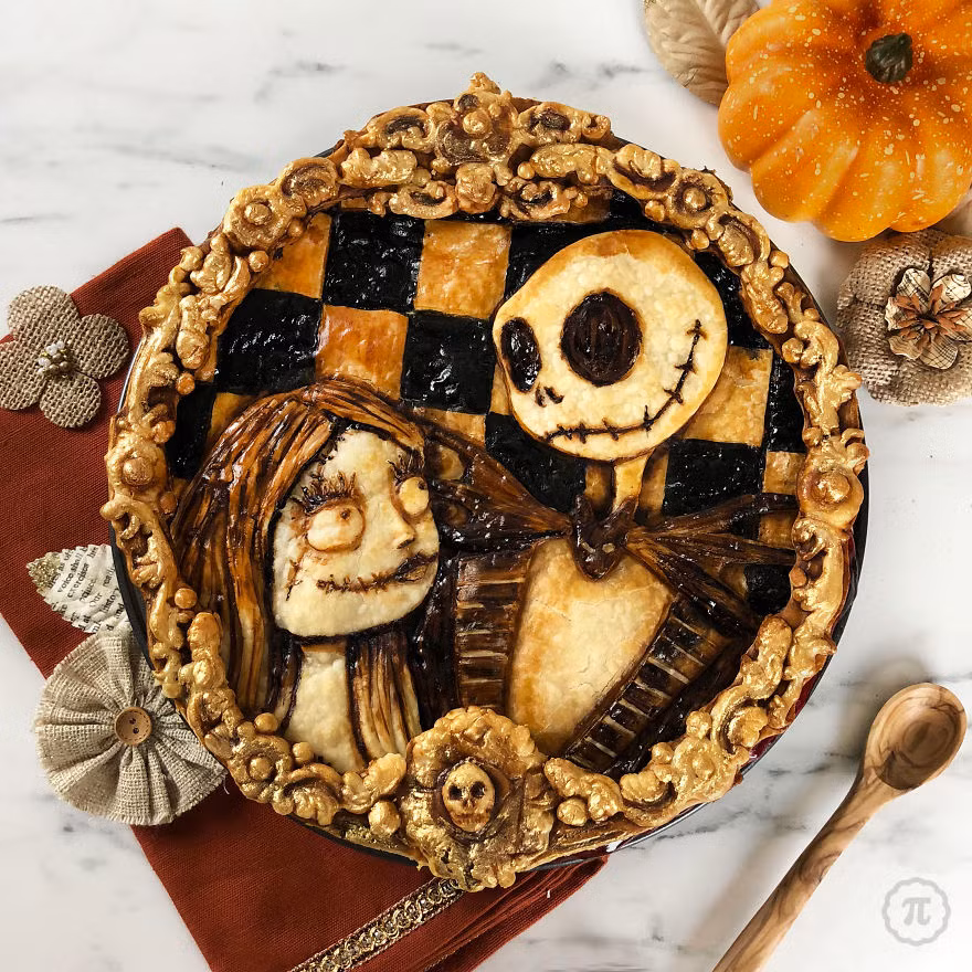 Jack và Sally trong phim " Nightmare Before Christmas".
