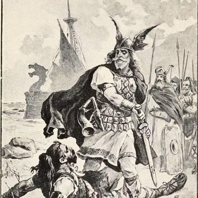 Theo thỏa thuận, Sigurd và Tusk chỉ được mang theo 40 quân lính để tham gia cuộc chiến sinh tử. Thế nhưng, Sigurd mang gấp 2 lần số binh sĩ quy định. Nhờ vậy, hiệp sĩ này nhanh chóng giành chiến thắng và chặt đầu của Tusk mang về.