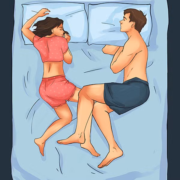 Tu the ngu phan anh doi song vo chong, ban dang ngu tu the nao?-Hinh-2