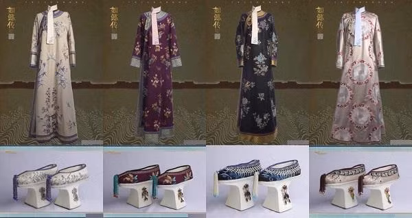 Không chỉ giúp phi tần nhà Thanh "ăn gian" chiều cao, giày "hoa bồn để" còn giúp người đi ấm áp hơn trong mùa Đông.