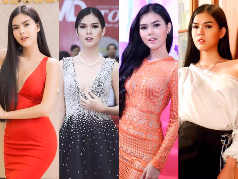 Bản sao của "nữ hoàng nội y" Ngọc Trinh từng tham gia Hoa hậu Hoàn vũ Việt Nam 2017 nhưng dừng chân khá sớm.