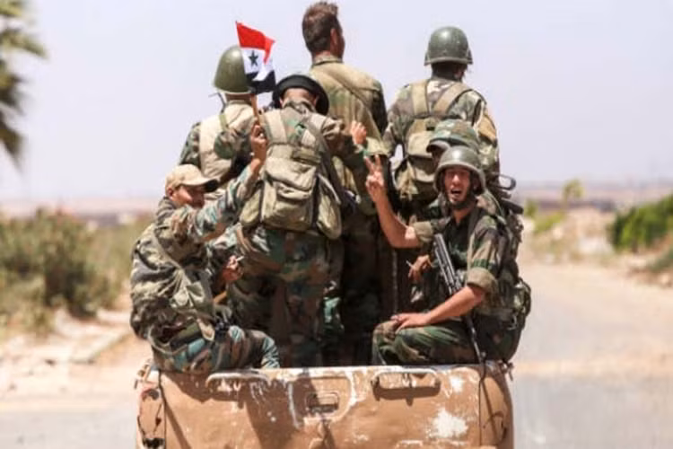 “Lực lượng chính phủ Damascus đã giải phóng toàn bộ khu vực biên giới giữa Nam Daraa và Jordan hôm 10/7 sau khi tái chiếm Zeizoun”, FNA đưa tin. Ảnh: FNA.