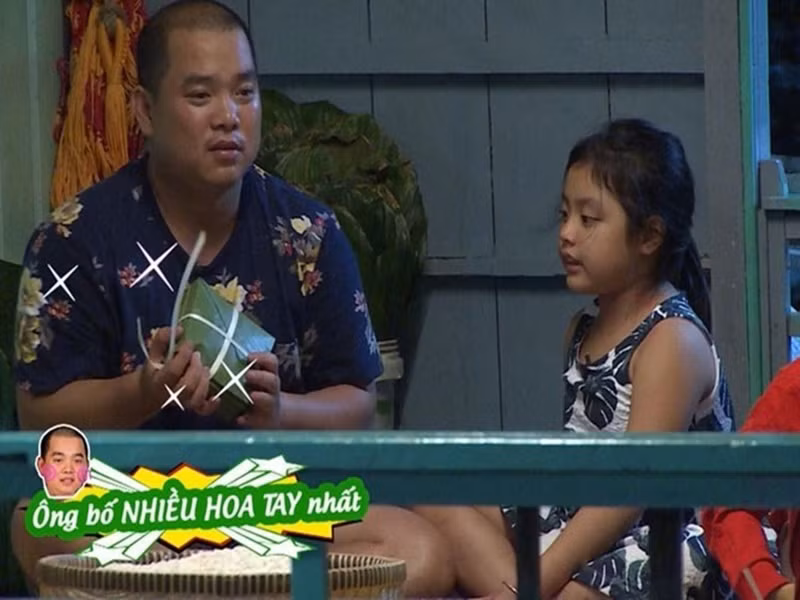 Suti - con gái Thúy Hạnh - Minh Khang tham gia “ Bố ơi, mình đi đâu thế“ mùa 1 (lên sóng từ năm 2014- đến năm 2015). Ảnh: BTC