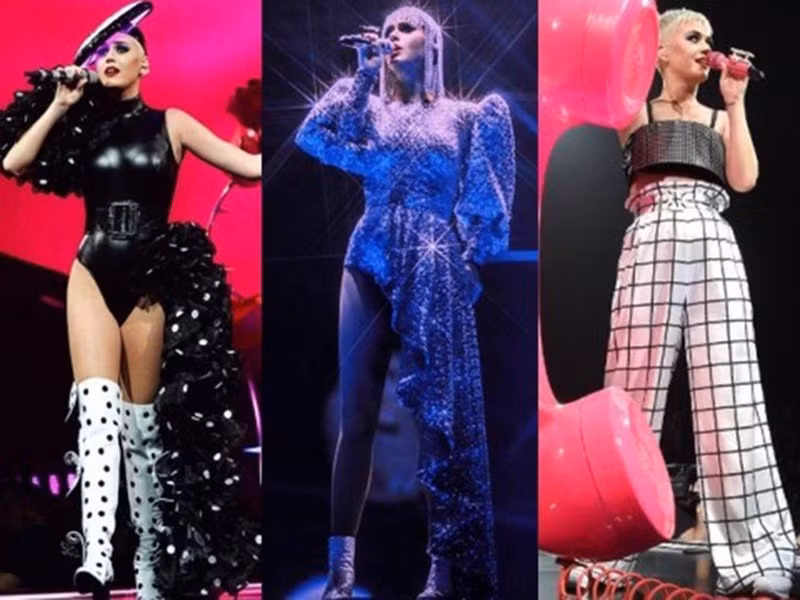 Trong tour diễn năm 2017, nữ ca sĩ Katy Perry mời Công Trí thiết kế cho cô 3 bộ trang phục. Sau đó, ngôi sao Hollywood này thường chọn các thiết kế của Công Trí trong những dự án nghệ thuật và các tour trình diễn của mình. Ảnh: Vietnamnet