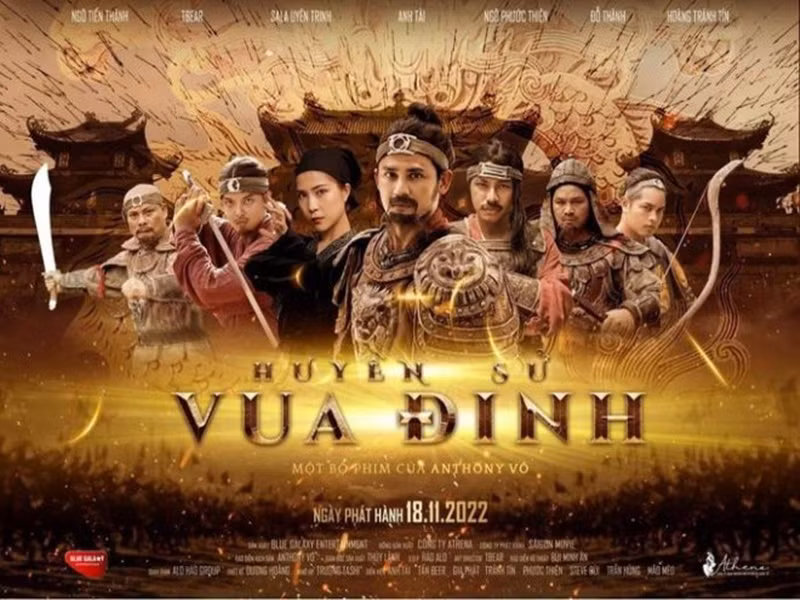 Theo Zing, “Huyền sử vua Đinh” lỗ nặng không chỉ vì là phim lịch sử kén người xem mà còn vì kịch bản phim sơ sài, hóa trang của các diễn viên quá giả, thiếu sự tự nhiên, trang phục và đạo cụ trong phim không có sự đầu tư nghiên cứu. Ảnh: Đại đoàn kết