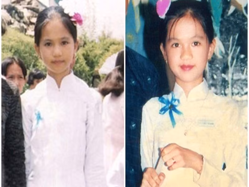 Ngày nhỏ, Ngọc Trinh rất thích gấu bông nhưng chỉ dám nhìn bạn bè mà không dám nghĩ đến vì nhà mình quá nghèo. Ảnh: Lao động