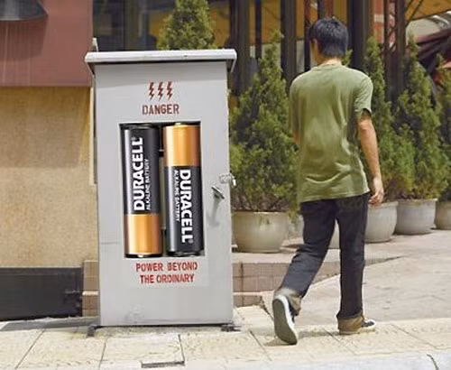 Một cách quảng cáo sinh động.