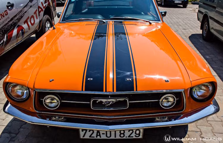 Mustang cũng là mẫu xe "khai sáng" ra kiểu xe "pony car" ở Mỹ với các đặc trưng như phần đầu dài cùng phần đuôi ngắn.