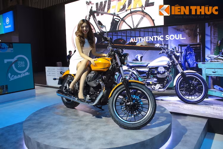 Vừa được Moto Guzzi trưng bày tại triển lãm xe máy Việt Nam, hiện vẫn chưa rõ liệu hãng có định bán V7 Roamer tại nước ta hay không.