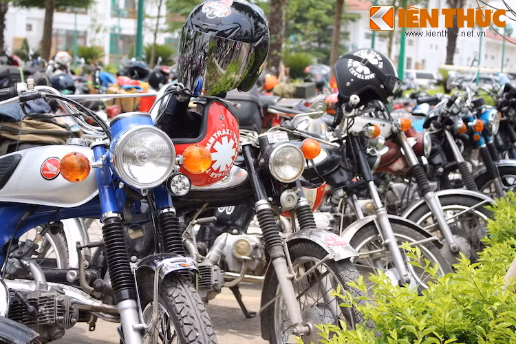 Là buổi gặp gỡ của CLB Honda 67 Việt Nam, không ngạc nhiên khi Honda 67 chiếm số lượng đông đảo nhất, bên cạnh đó là các dòng xe côn tay phân khối nhỏ quen thuộc khác của Honda như CD50, CD90, CL50, CB125T Benly...