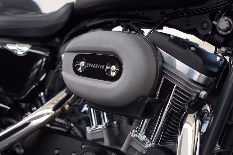 Khối động cơ 1202 cc Evolution V-Twin với góc nghiên giữa 2 xi-lanh 45 độ, làm mát bằng gió của Sportster được giữ nguyên trên Roadster, cho mô-men xoắn cực đại 103 Nm.