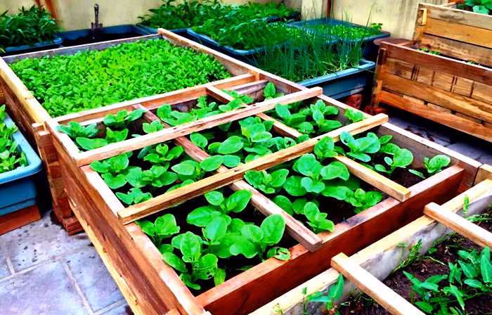 Điều đặc biệt là ở chỗ, sau khi có vườn, bà chủ đã thuê hẳn một người chuyên lo việc chăm sóc, vun bón. Ở đây, gia chủ không sử dụng bất cứ một loại phân, thuốc sinh học nào khi rau có bệnh. Ngoài phương pháp nhổ bỏ, cách ly rau bị bệnh thì đối với rau có sâu, người làm vườn phải tự tay bắt bỏ. Ảnh: Vietnamnet.