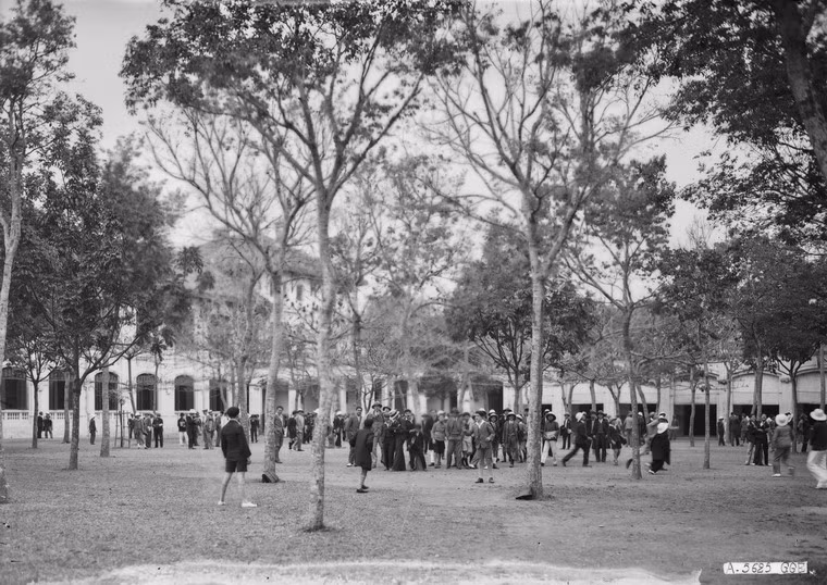 Một góc sân trường.