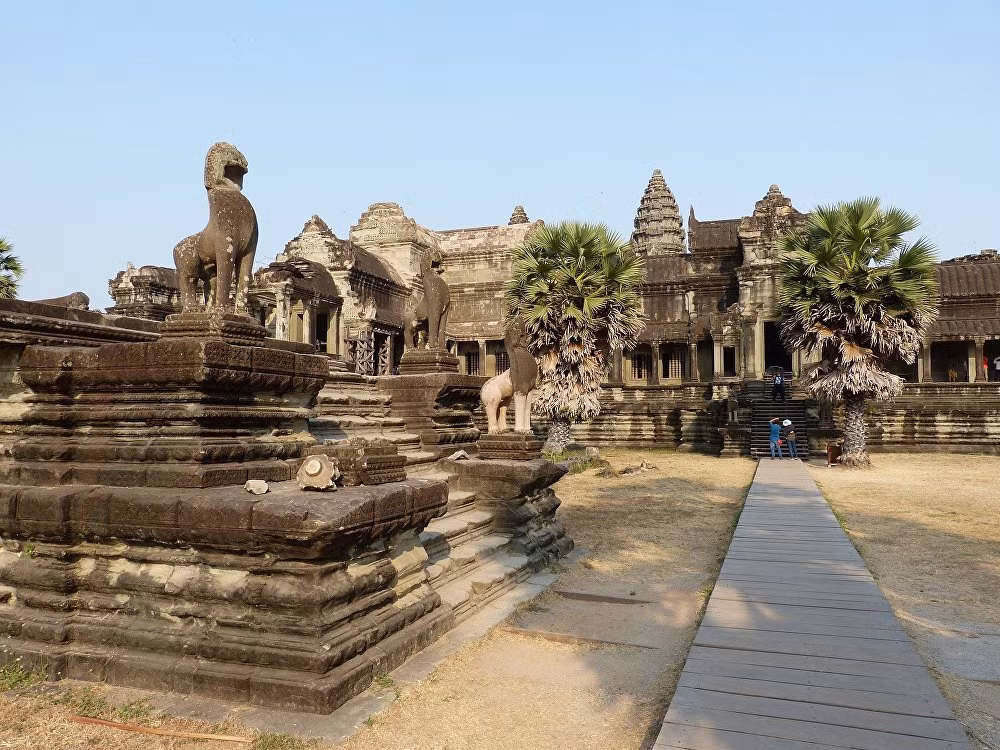 Một di tích trong quần thể Angkor.