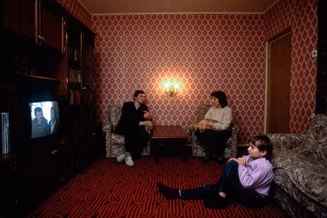 Bên trong một căn hộ ở Moscow năm 1989.