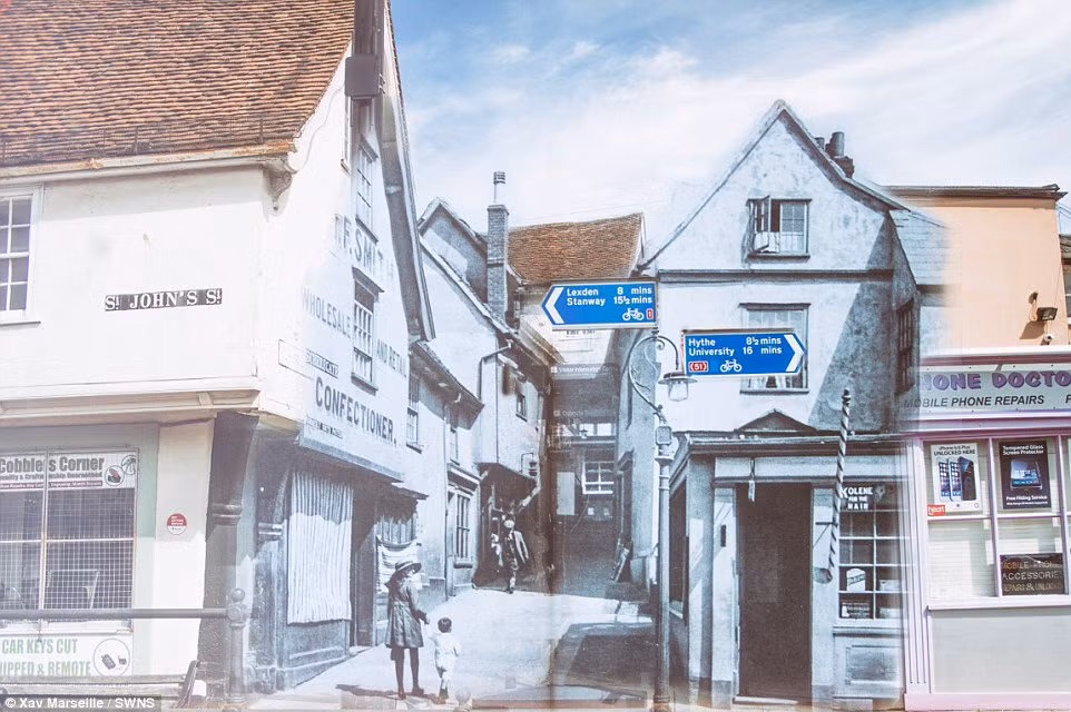 Trong ảnh là con phố St John ở Colchester. Đây là một trong những khu mua sắm chính của thị trấn lâu đời nhất nước Anh.
