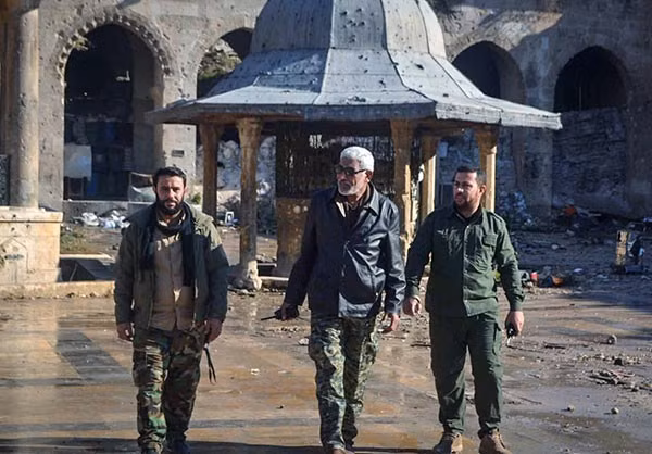 Bên trong một nhà thờ Hồi giáo ở Aleppo.