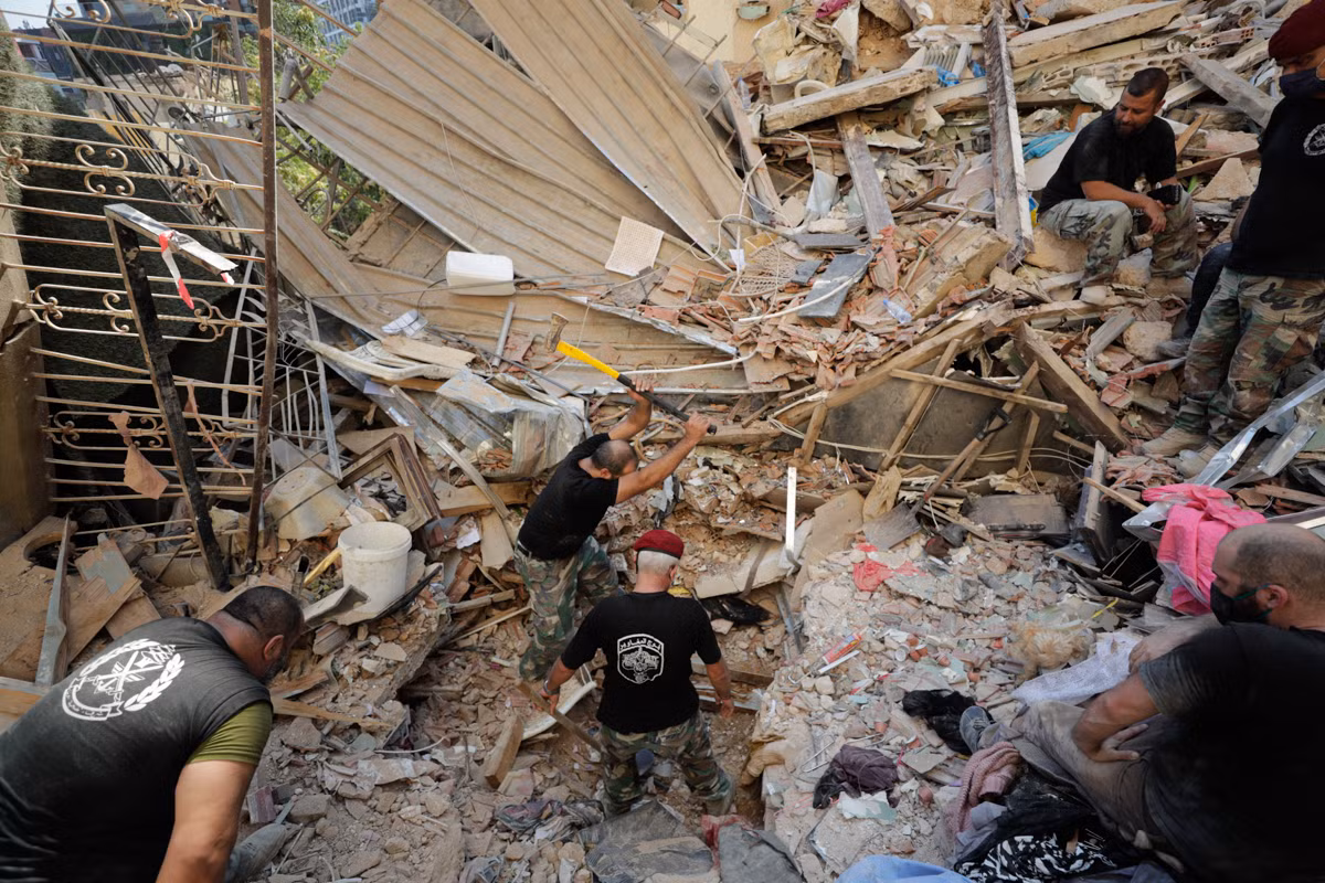 Vu no tham hoa o Li Bang: Am anh Beirut nhu 