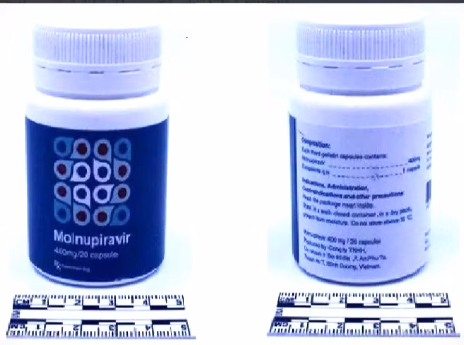 Bình Dương xác nhận không có địa chỉ như trên nhãn thuốc giả Molnupiravir Binh Duong xac nhan khong co dia chi nhu tren nhan thuoc gia Molnupiravir