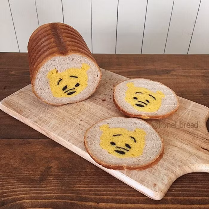 ... rồi tới hình gấu pooh.