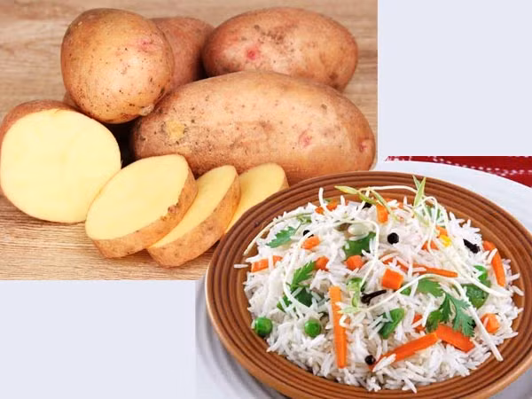 Kết hợp thực phẩm giàu carbs và protein như ăn cơm với khoai tây sẽ dẫn đến chướng bụng, đầy hơi bởi dạ dày bạn sẽ mất nhiều thời gian để tiêu hóa.