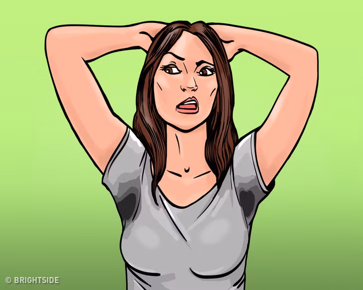 Đổ mồ hôi và mùi cơ thể: Đổ mồ hôi và mùi khó chịu của bàn chân và nách có thể làm hỏng hình ảnh mùa hè của bạn. Để tránh vấn đề sức khỏe này, bạn hãy đeo tất và mặc quần áo làm bằng vật liệu tự nhiên như cotton. Thay quần áo hàng ngày và tắm thường xuyên vào những ngày nóng.