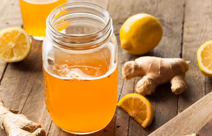 Trà Kombucha là một loại trà lên men có chứa lượng lớn lợi khuẩn probiotic nên có tác dụng giúp cho đường ruột khỏe mạnh.