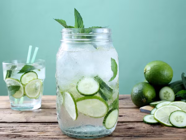 Nước ép dưa chuột làm tăng sự trao đổi chất và hạn chế sự thèm ăn. Điều này khiến bạn dễ dàng giảm cân hơn.