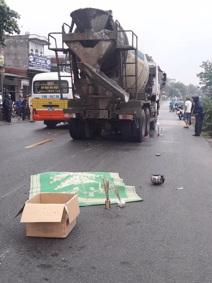Hiện trường vụ tai nạn.