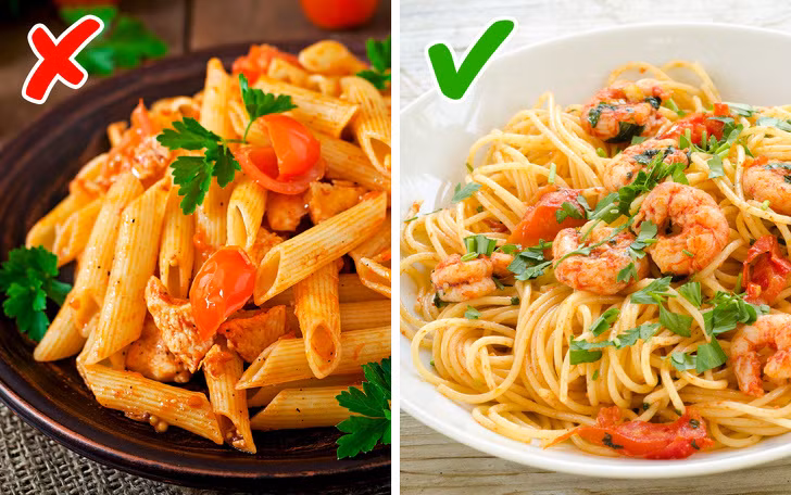 Chọn đúng loại mì ống: Các loại thực phẩm như mì ống có chỉ số glycemic thấp sẽ tốt hơn cho những người đang cố gắng giảm cân.
